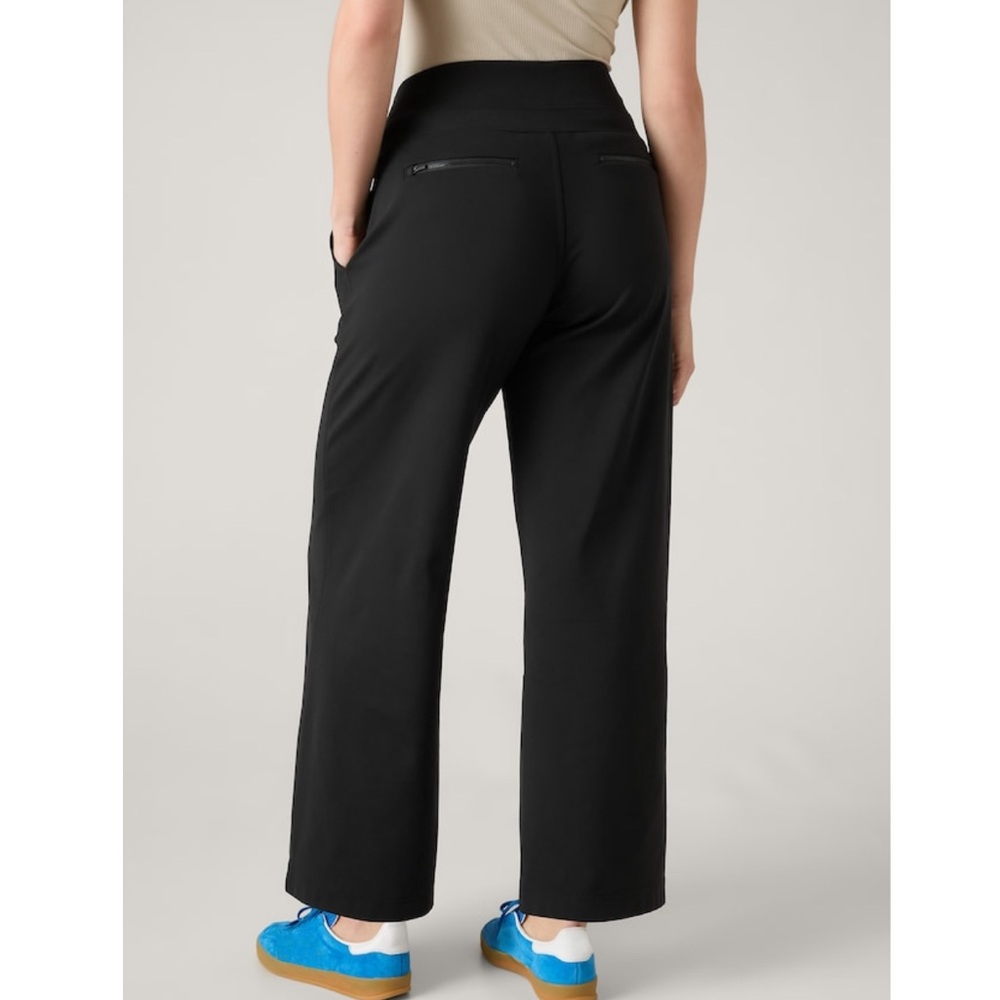 NWOT Athleta Venice Wide Leg || Black - Picture 6 of 9